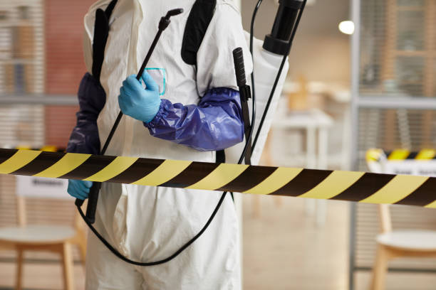 Professional Biohazard Cleanup technician working in Rosendale, WI